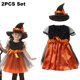 thumbnail image 3 of Disfraz de bruja morada para niñas, disfraz de Halloween, cosplay, Purim, carnaval, fiesta, vestido de princesa para niñas pequeñas, vestido de fiesta, 3 of 5