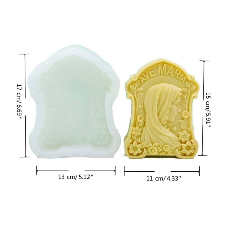 Girl Ornament Silicone Mold DIY Candle Molds Aromatherapy Castings Mould Decors
