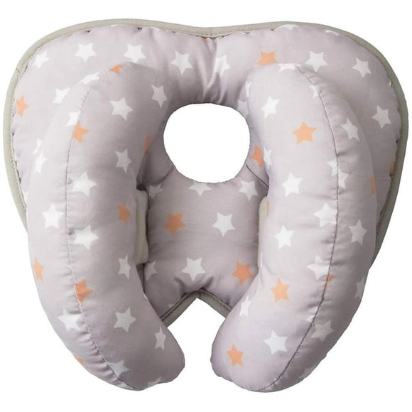 Remis à Neuf BABARLA Oreiller de Tête pour Bébé 2 en 1 Oreiller de Cou Banane avec Motif de Cœur Coloré pour Poussette, Lit, Avion