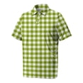 thumbnail image 5 of Big and Tall Mens polo shirts Quick Dry Breathable Polos for Men Business Casual Men Polo Shirts Plaid Summer Classis Loose Fit Short Sleeve Polo Shirt White 5XL, 5 of 6