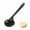 Black, variant on Steel Wool Scrubber Dish Brush Set with Handle, Deep Cleaning Scrubber Set Dish Brush for Cleaning Pans, Grills, Stoves (Yellow)