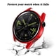 thumbnail image 3 of Funda de cubierta completa para reloj inteligente con película de vidrio templado, funda protectora de pantalla para reloj inteligente para GT3 46mm, color rojo, 3 of 5