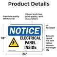 thumbnail image 2 of (2 Pack) Electrical Panel Inside Sign, 2 of 7
