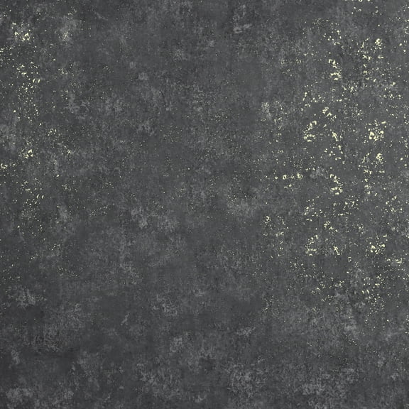 Brewster Drizzle Charcoal Speckle Unpasted Non Woven Wallpaper, 27.5-in by 33-ft, 75.6 sq. ft.