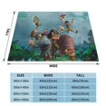 thumbnail image 4 of Two Layers Blanket Raya Custom Name Printed Bedspread Sofa Covers Travel Camping Blanket Christmas Gift, 4 of 5
