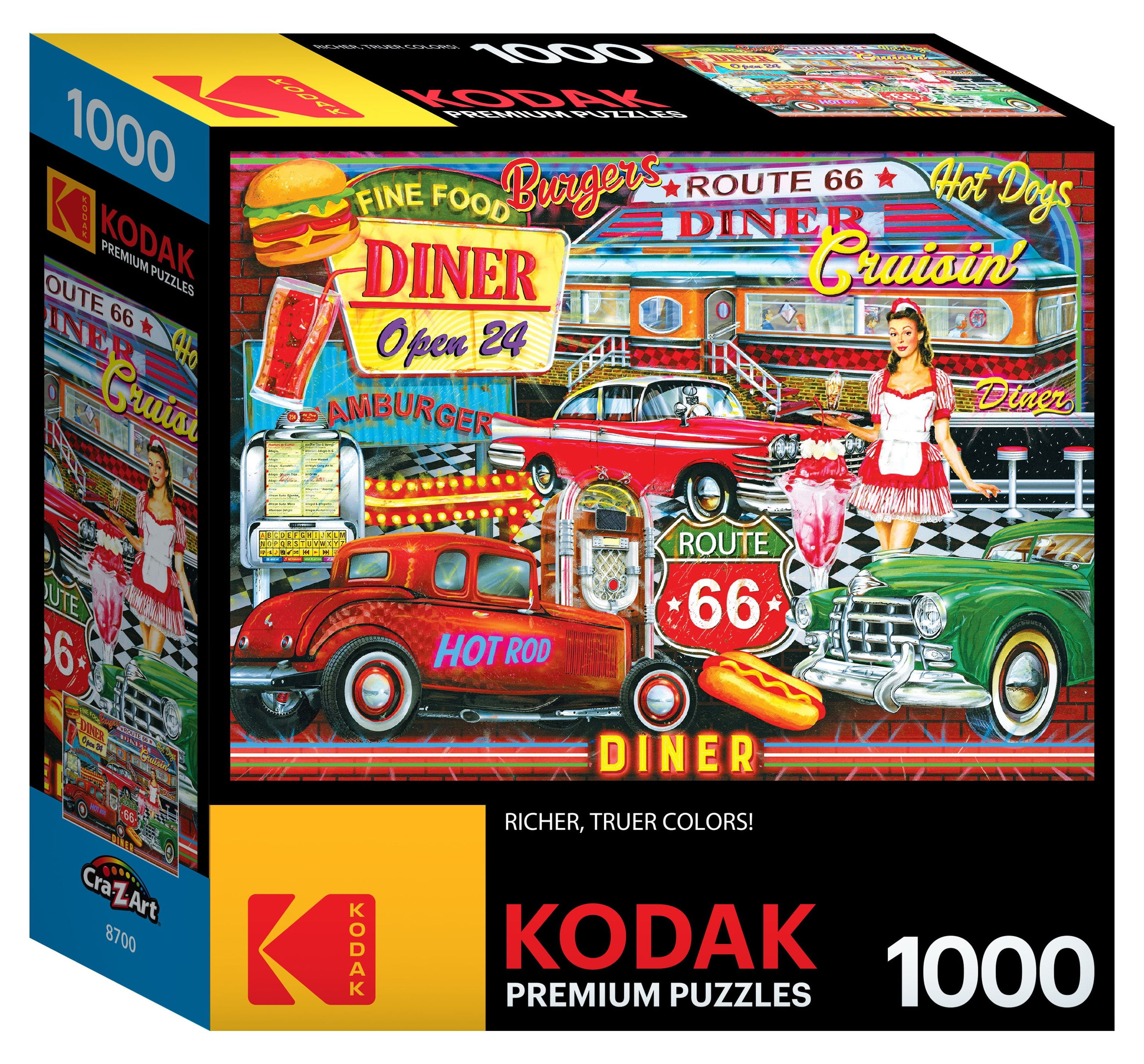 Cra-Z-Art Kodak 1000-Piece 50's Diner Jigsaw Puzzle