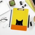 thumbnail image 7 of FMSHPON Black Cat Clipboard Hardboard Wood Nursing Clip Board and Pull for Standard A4 Letter 13x9 inches, 7 of 7