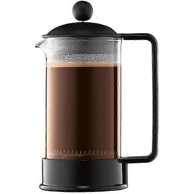 French Press Coffee Maker - 3 Cups - 0.35 L - Black