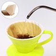 thumbnail image 1 of Twowood Hogar 40pcs Fan-Formado Mano Drip Brew Coffee Filter Home Office Travel DIY Cafe Papel Twowood 21015354, 1 of 5