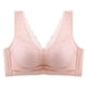 thumbnail image 1 of Puntoco Sujetadores sin aros para mujer Sujetadores sin aros con encaje estampado para mujer, cómodos, ventilados y no magnéticos, sin aro de acero, 1 of 4