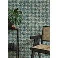 thumbnail image 4 of Advantage Kingsley Blue Tiled Wallpaper, 4 of 6