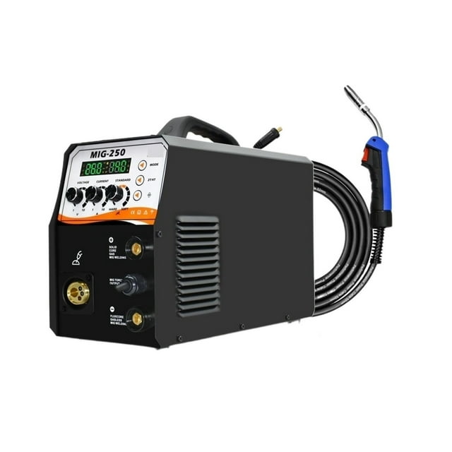 4 IN 1 MIG Semi-automatic Welding Machine,Gas Gasless No Gas ARC TIG ,welding Machine , Mild Steel
