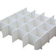 thumbnail image 2 of Drawer Dividers, Drawer Divider Organizers 5PCS DIY Plastic Grid Adjustable Plastic Divider Household Storage Makeup, 2 of 7