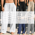 thumbnail image 3 of Men's Straight Fit Stretch Twill Cargo Pants with Pockets and Elastic-Waist Sweatpants Fall Winter Pants ,S-Grey, 3 of 6