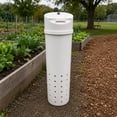 thumbnail image 3 of predolo Worm Compost Column Perforated Worm Column Composter Cylindrical Vermicompost Bin, 160MM X 580MM Worm, 3 of 10