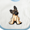 thumbnail image 4 of Inktastic Shepherd Puppy Boys or Girls Baby Bib, 4 of 4