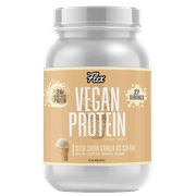 Flex Brands Keto Friendly, Slow Churn Vanilla Ice Cream Vegan Protein Powder with 24g of Protein, 27 Servings