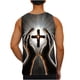 thumbnail image 4 of Camisas de Suéter Casual Moda Impresión Cuello Redondo sin Mangas Tanque Deportivo para Hombres, 4 of 6