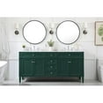 thumbnail image 6 of 72 inch double bathroom vanity in green, 6 of 8