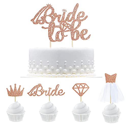 "Bride to be" Bridal Shower Engagement Cake Topper Wedding Party Decoration 