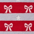 thumbnail image 5 of Bows and Stars Throw, Red/White/Blue, 50" x 60", by My Texas House, 5 of 8