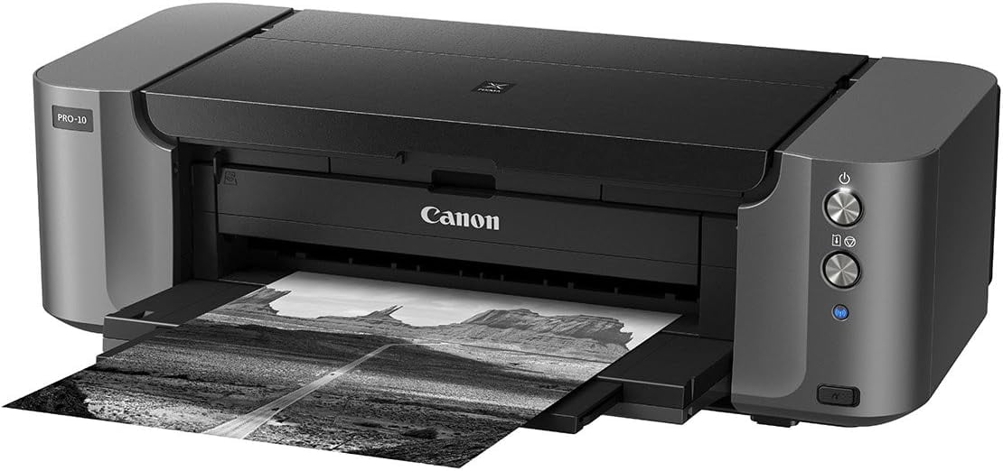 Restored Canon PIXMA PRO-10 Wireless Color Professional Inkjet Photo Printer with Wi-Fi Connectivity Technology (Refurbished)