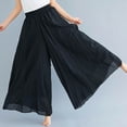 thumbnail image 5 of Babysbule Womens Wide Leg Dancing Pants Fashion Women's Summer Casual Loose Elastic Waist Comfy Trousers Pants, 5 of 5