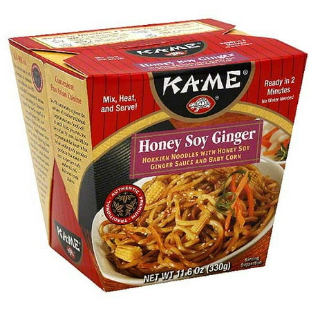Ka-Me Honey Soy Ginger Noodles, 11.6 oz (Pack of 6)