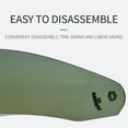 thumbnail image 3 of Replacement PC Helmet Visor for LS2 FF352/384/351/369/802 Full Face Helmets - Anti-UV, Anti-Fog, Anti-Scratch, Windproof, Sunlight Protection - Easy Install, Multicolor Fashion Coating, Durable &, 3 of 6