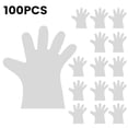 thumbnail image 1 of 100Pcs Transparent Disposable Gloves Vinyl Tpe Gloves Latex Free Multi-Functional Gloves For Laboratory Household Cleaning Cooki M, 1 of 9