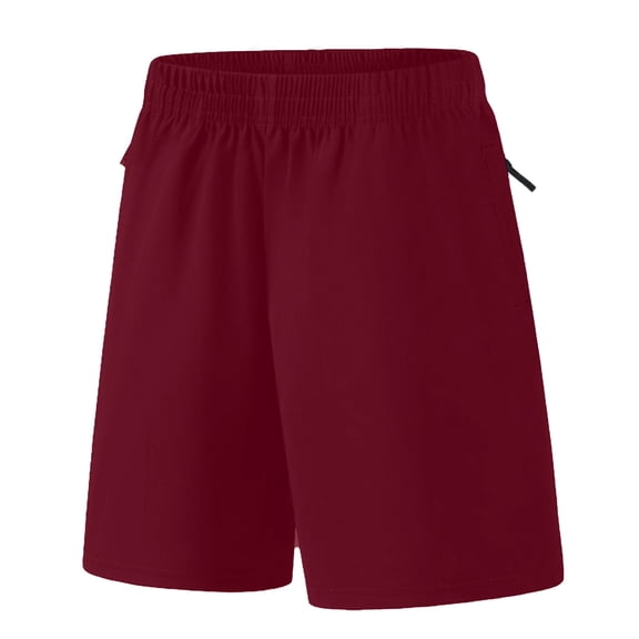 Ticikt Boys Shorts Athletic Training Basketball Shorts Running Shorts Gym Workout Shorts Activewear for Kids,Color:Red,Size:5-6 Years