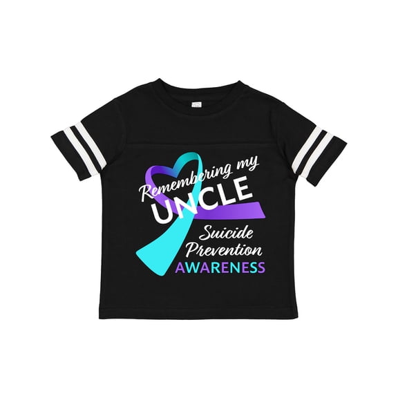 Inktastic Remembering My Uncle- Suicide Prevention Awareness Boys or Girls Toddler T-Shirt