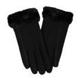 thumbnail image 5 of Guantes de cachemira para mujer, de invierno, cálidos, para montar al aire libre, resistentes al viento, acolchados y de punto, 5 of 5