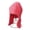 bright pink, variant on Winter Warm Knit Hat With Faux Furs Ear Flap Comfortable Soft Caps Ear Protections For Men Women Outdoor Activity
