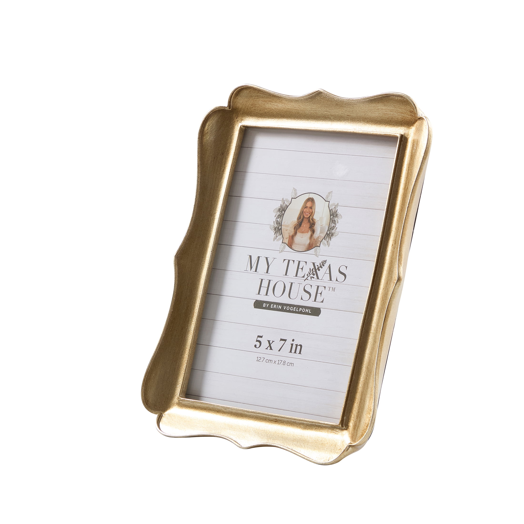 My Texas House 5" x 7" Brass Tabletop Picture Frame
