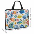thumbnail image 2 of AWERP Watercolor Art Colorful Coral Laptop Sleeve Carrying Bag 15inch, 2 of 5