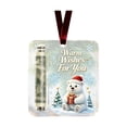 thumbnail image 2 of 2D Christmas Scenery Cash Gift Decorations, Clear Acrylic Xmas Money Holders Hanging Ornament for Christmas Tree 1Pc, 2 of 7