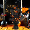 thumbnail image 1 of Adorno de mesa con forma de calabaza artificial y hojas de arce de 18 pulgadas para Halloween, accesorios de fiesta para patio, entrada, porche y, 1 of 8
