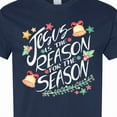 thumbnail image 4 of Inktastic Jesus is the Reason for the Season Christmas Bells and Stars T-Shirt, 4 of 5