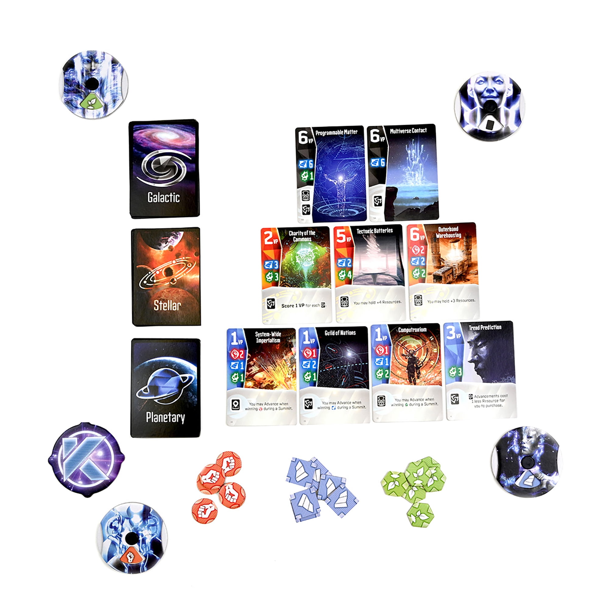 Kardashev Scale - Civilization Advancement Game, WizKids, Ages 12+, 2-6 Players, 30 Min