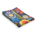 thumbnail image 5 of Yayeee Tapestry Wall Hanging for Bedroom 90" x 60" Living Room Home Wall Art Decor, Blue Colorful Flowers, 5 of 7