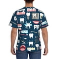 thumbnail image 2 of Naloa Dental Men's T-Shirt Sport T-shirt Men's Basic Tee Casual Men's Shirt, Round Neck, Short Sleeves - Small, 2 of 5