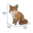 thumbnail image 3 of Hi-Line Gift 87719-E Fox Pup Sitting Statue, 3 of 6