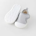 thumbnail image 6 of Huowey Baby Shoes Thick Rubber Sole Anti- Sneakers Solid Color Lightweight Footwear Comfortable Walking Leisure Shoes,Grey,2-2.5 Years, 6 of 7