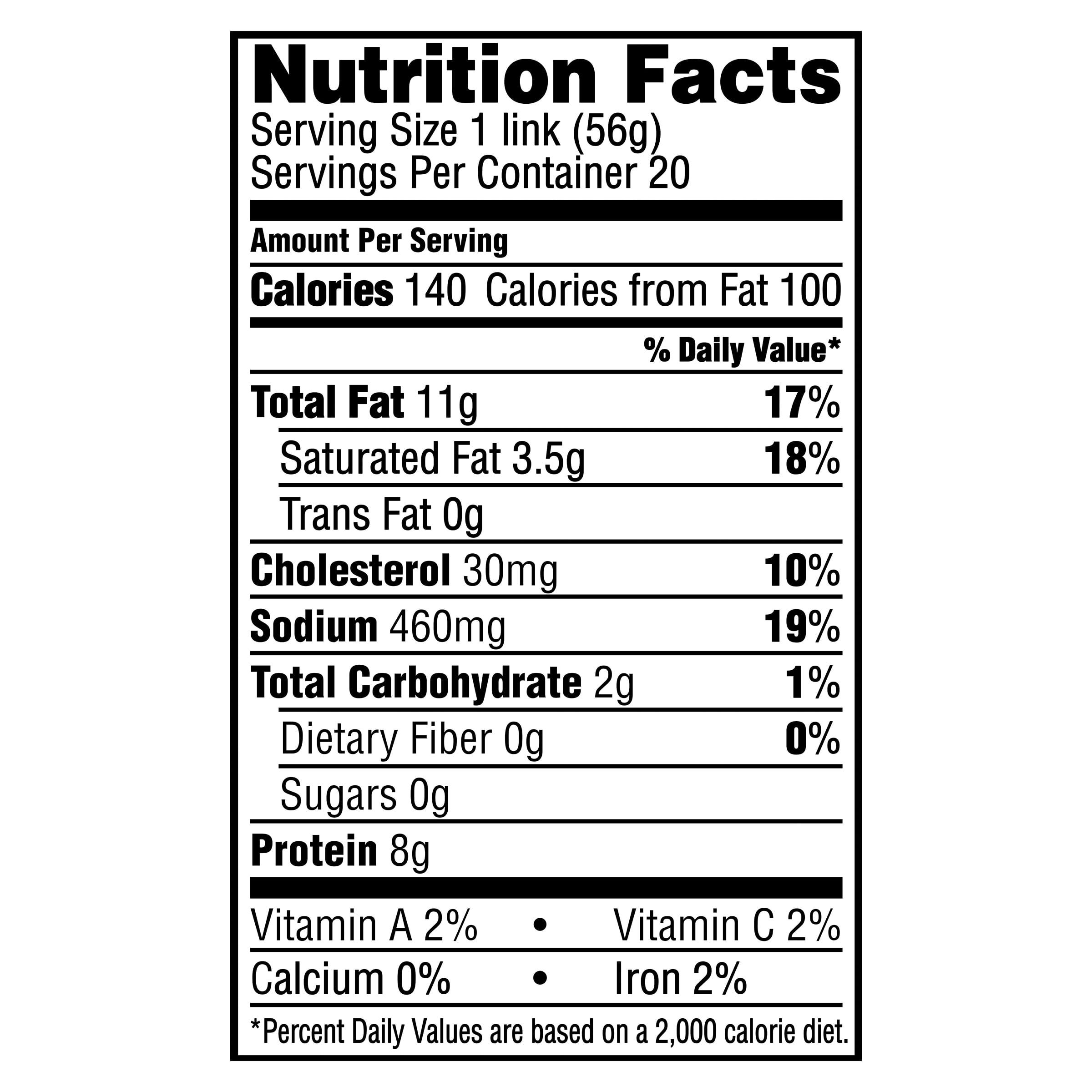Fud Chicken & Pork Franks 40oz, Fully Cooked, Refrigerated