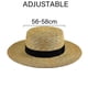 thumbnail image 2 of Sombreros de navegante para mujer, sombrero de paja, ala ancha, disfraz de Halloween y Navidad, 2 of 5