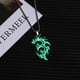 thumbnail image 2 of Glow Flame Dragon Necklace Personality Punk Glow Pendant Animal Sweater Chain, 2 of 4