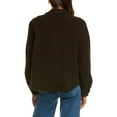thumbnail image 2 of BeachLunchLounge womens  Tory Fleece Shacket, l, Brown, 2 of 3