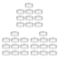thumbnail image 1 of 30 piezas de 4,5 cm de diámetro, de acero inoxidable, perforadas, sin costuras, para tartas, tartas, tartas, tartas, tartas, tartas, tartas con agujero, 1 of 6