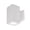 White, variant on Wac Lighting Dc-Ws06-Fb Cube Architectural 1 Light 10" Tall Led Outdoor Wall Sconce -
